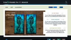 What Photofunmaker.com website looked like in 2019 (4 years ago)