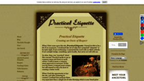 What Practicaletiquette.com website looked like in 2019 (4 years ago)