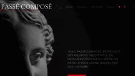 What Passe-compose.be website looked like in 2019 (4 years ago)