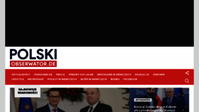 What Polskiobserwator.de website looked like in 2019 (5 years ago)