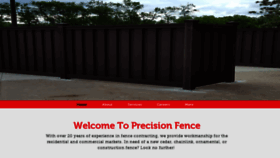 What Precision-fence.com website looked like in 2019 (4 years ago)