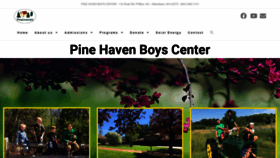 What Pinehavenboyscenter.org website looked like in 2019 (4 years ago)