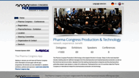 What Pharma-congress.com website looked like in 2019 (4 years ago)