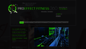 What Proeffectfitness.com website looked like in 2019 (4 years ago)
