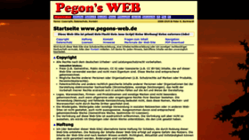 What Pegons-web.de website looked like in 2019 (4 years ago)
