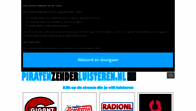 What Piratenzenderluisteren.nl website looked like in 2019 (4 years ago)