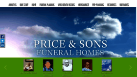 What Priceandsons.com website looked like in 2019 (4 years ago)