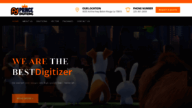 What Princedigitizing.com website looked like in 2019 (4 years ago)