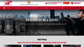 What Pavietnam.cloud website looked like in 2019 (4 years ago)