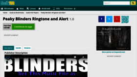 What Peaky-blinders-theme-ringtone.soft112.com website looked like in 2019 (4 years ago)