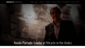 What Parrado.com website looked like in 2019 (4 years ago)