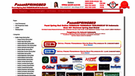 What Pasarspringbed.com website looked like in 2019 (4 years ago)