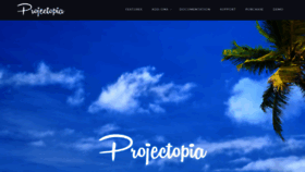 What Projectopia.io website looked like in 2019 (4 years ago)