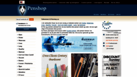 What Penshop.no website looked like in 2019 (4 years ago)