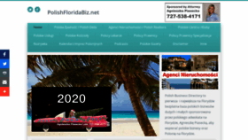 What Polishfloridabiz.net website looked like in 2019 (4 years ago)