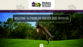 What Problemsolvedtraining.com website looked like in 2019 (4 years ago)