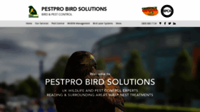 What Pestprobirdsolutions.co.uk website looked like in 2019 (4 years ago)