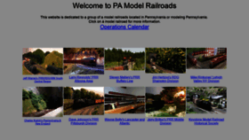 What Pamodelrailroads.com website looked like in 2019 (4 years ago)