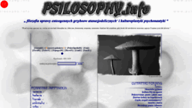 What Psilosophy.info website looked like in 2019 (4 years ago)