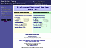 What Philbingroup.com website looked like in 2019 (4 years ago)