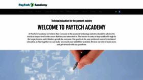 What Paytech-academy.com website looked like in 2019 (4 years ago)