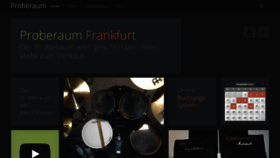 What Proberaum.de website looked like in 2019 (4 years ago)