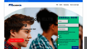 What Pteacademy.in website looked like in 2019 (4 years ago)