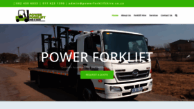 What Powerforklift.co.za website looked like in 2019 (4 years ago)