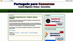 What Portuguesconcurso.com website looked like in 2019 (4 years ago)