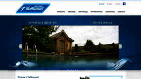 What Piscinesjvaillancourt.com website looked like in 2019 (4 years ago)
