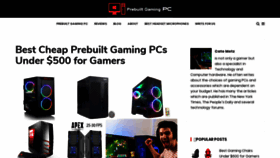 What Prebuiltgamingpc.net website looked like in 2019 (4 years ago)
