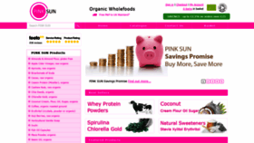 What Pinksun.co.uk website looked like in 2019 (4 years ago)