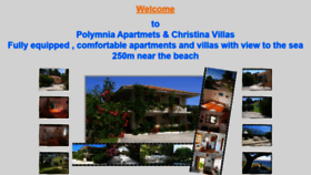 What Polymnia-apartments.gr website looked like in 2019 (4 years ago)