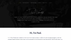 What Paulpotratz.com website looked like in 2019 (4 years ago)
