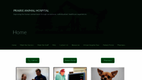 What Prairieanimalhospital.com website looked like in 2019 (4 years ago)