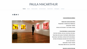 What Paula-macarthur.com website looked like in 2019 (4 years ago)