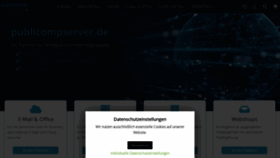 What Publicompserver.de website looked like in 2019 (4 years ago)