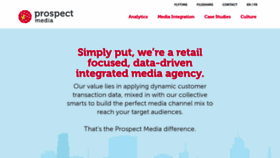 What Prospectmedia.com website looked like in 2019 (4 years ago)