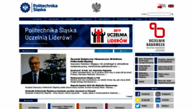 What Polsl.pl website looked like in 2019 (4 years ago)