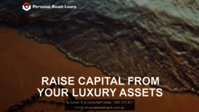What Personalassetloans.com.au website looked like in 2019 (4 years ago)