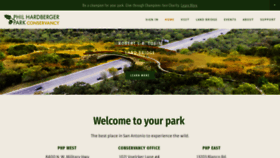 What Philhardbergerpark.org website looked like in 2019 (4 years ago)
