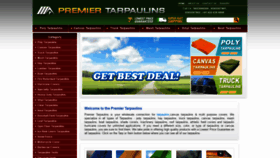 What Premiertarpaulins.com website looked like in 2019 (4 years ago)