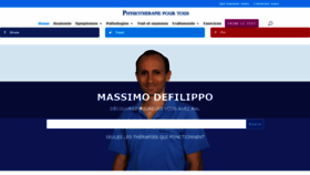 What Physiotherapiepourtous.com website looked like in 2019 (4 years ago)
