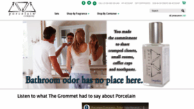 What Porcelainco.com website looked like in 2019 (4 years ago)