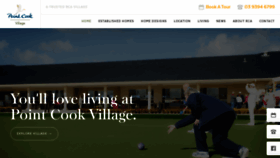 What Pointcookvillage.com.au website looked like in 2019 (4 years ago)