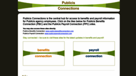 What Publicisconnections.com website looked like in 2019 (4 years ago)