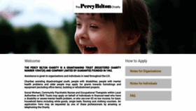 What Percy-bilton-charity.org website looked like in 2019 (4 years ago)