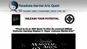 What Pataskalamartialarts.com website looked like in 2019 (4 years ago)