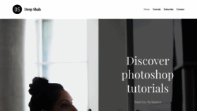 What Photoshop-tutorial.com website looked like in 2019 (4 years ago)