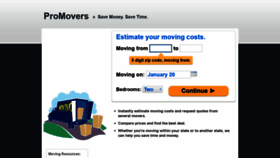 What Promovers.com website looked like in 2019 (4 years ago)